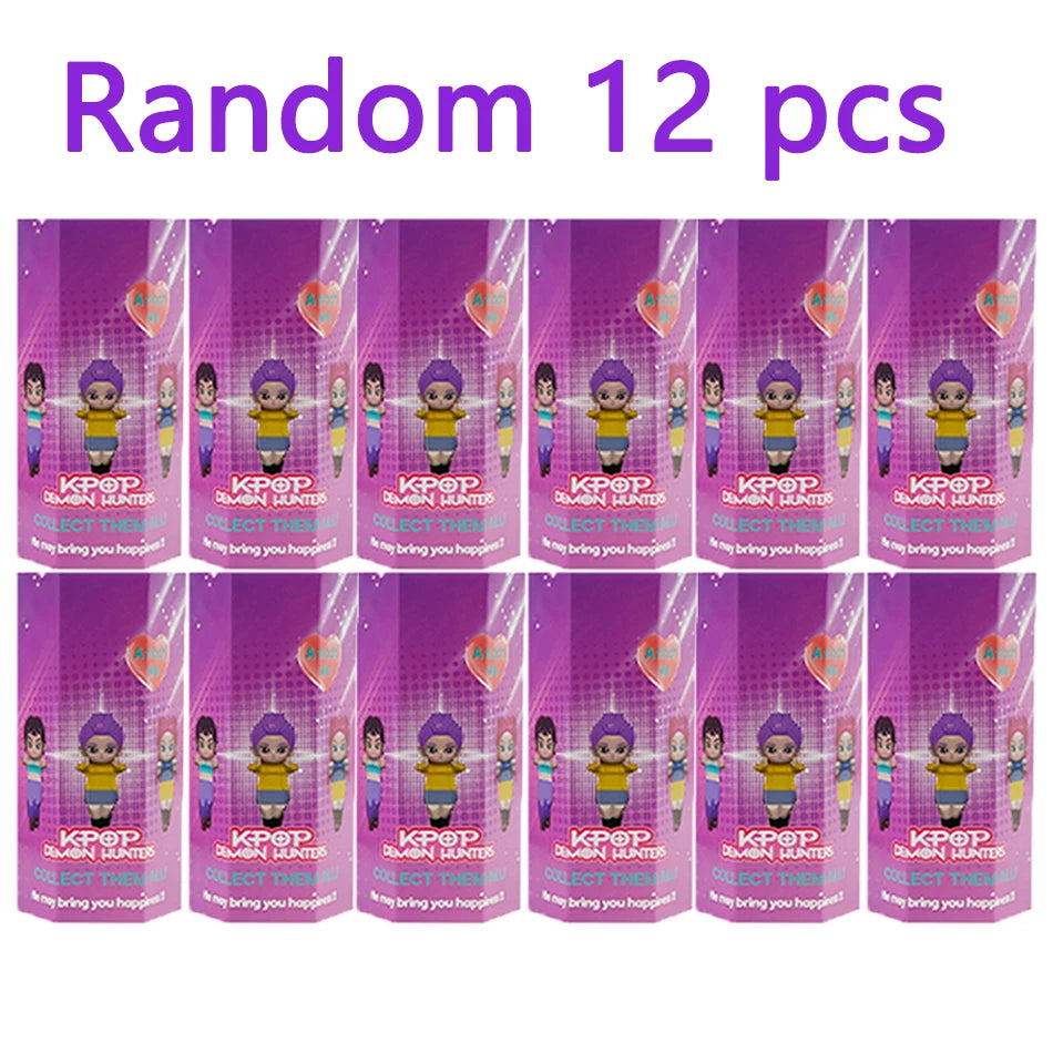 2025 Hot selling K pop Demon Hunters Blind Box Series Anime Figures Ornaments Dolls Fans Children Birthday Gift Random Blind Box