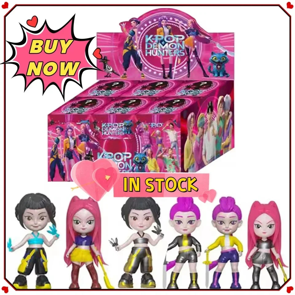 IN Stock Exclusive 2026 Devil Hunter Blind Box - Rumi Mira Zoi Vinyl Doll Mask Anime KPop New Launch Best Seller Ornament Gift