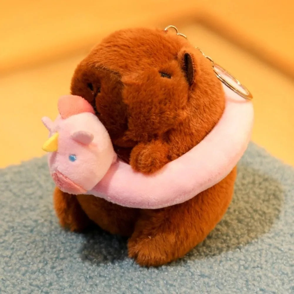 Cute Capybara Plush Toy Hoodie with Wings Simulation Doll Small Size Stuffed Animals Anime Fluffty Toy Birthday Party