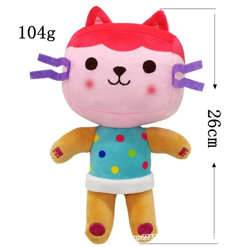 New Anime Doll House Plush Toy Backpack Cat Cake Cat Smiling Cat Stuffed Animal Plushie for Kid Chrismas Gif