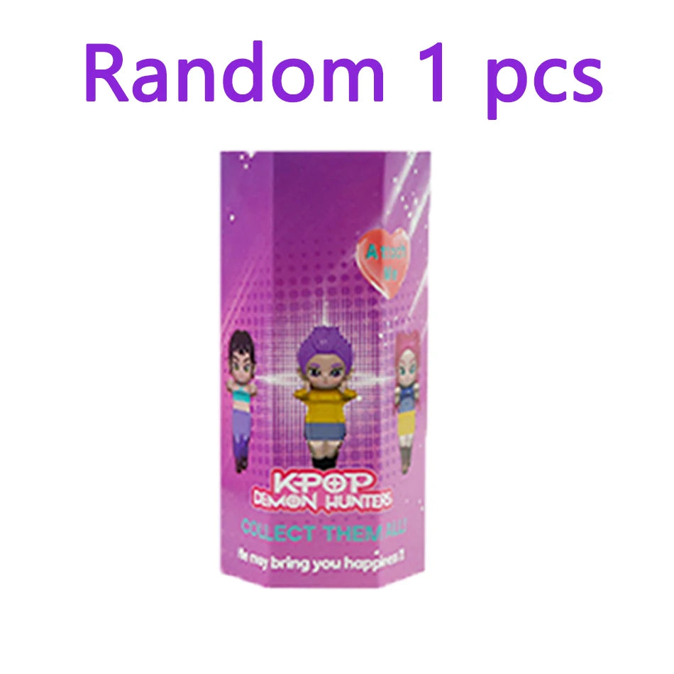 2025 Hot selling K pop Demon Hunters Blind Box Series Anime Figures Ornaments Dolls Fans Children Birthday Gift Random Blind Box