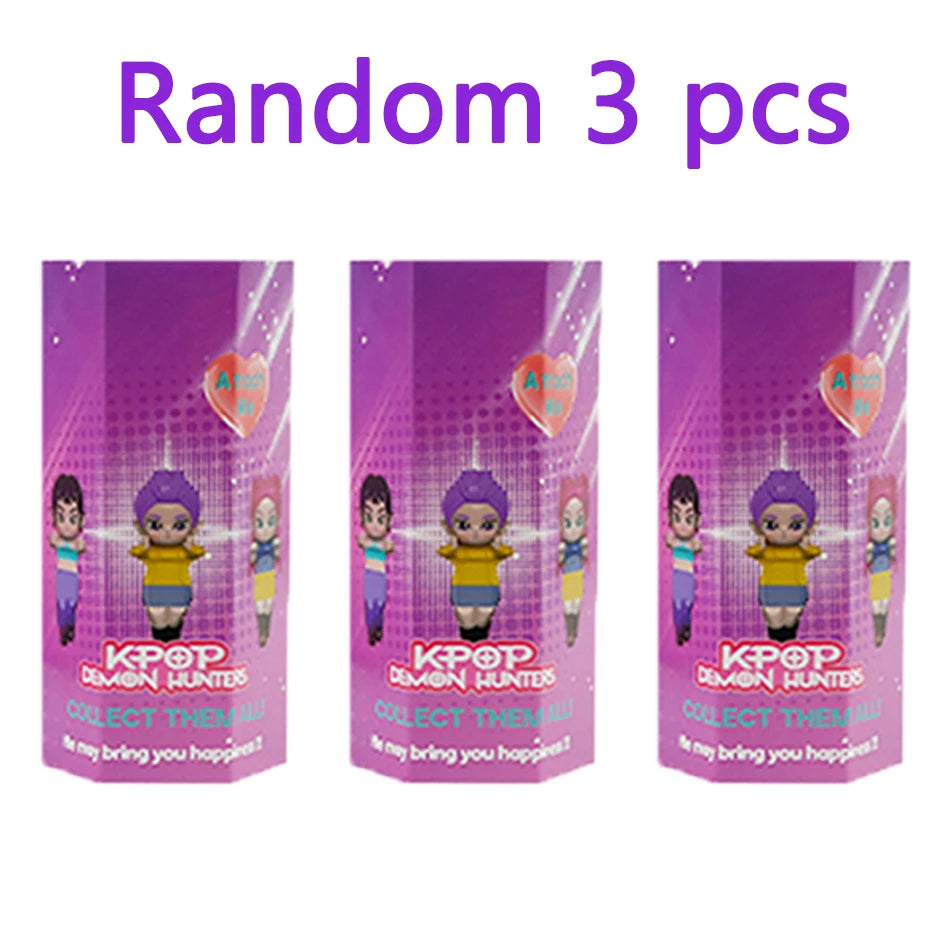 2025 Hot selling K pop Demon Hunters Blind Box Series Anime Figures Ornaments Dolls Fans Children Birthday Gift Random Blind Box
