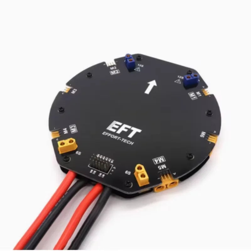 EFT Large Current Power Distribution Board PDB Board 12S 480A for Agricultural drone Quadcopter Hexacopter UAV