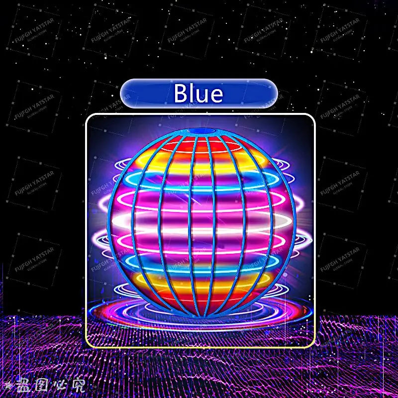 LED Light Up Flying Orb Boomerang Toys Magic Hover Ball Drone Fly Nova Spinner – Fidget Stress Relief Toy Gifts for Kids Family