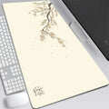 Japan Cherry Blossom Mouse Pad XXL Gray Laptops Gaming Deskmat Sakura Mousepad Anime Office Carpet Gamer Keyboard Computer Desks