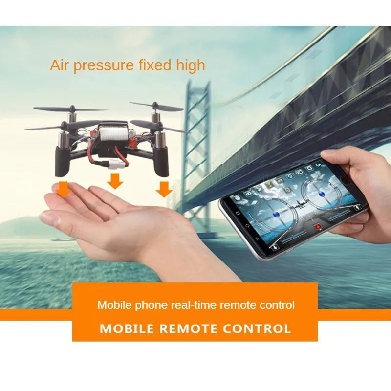 Diy Dron PVC Rc Plane Mini Drone Toy Remote Controlled School Experiment Model Making Quadcopter Kids Toys Christmas Gifts Games