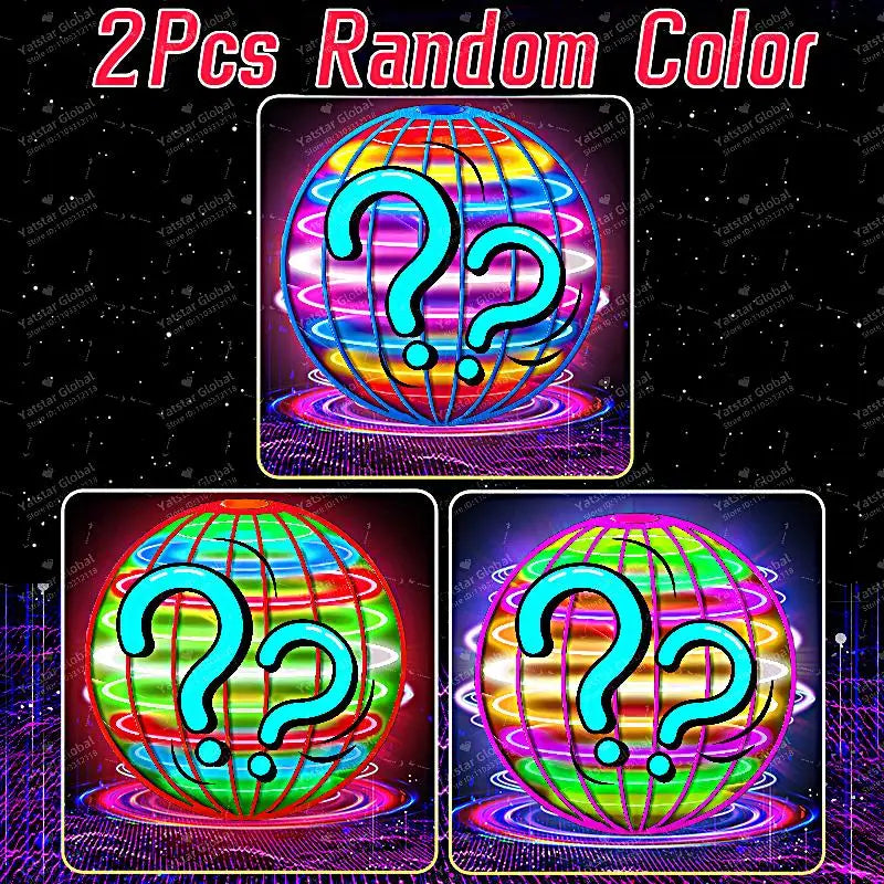 LED Light Up Flying Orb Boomerang Toys Magic Hover Ball Drone Fly Nova Spinner – Fidget Stress Relief Toy Gifts for Kids Family