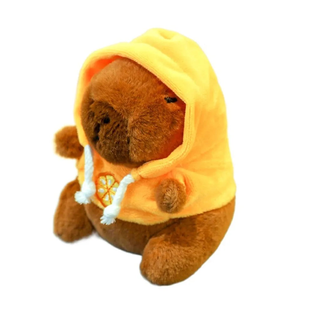 Cute Capybara Plush Toy Hoodie with Wings Simulation Doll Small Size Stuffed Animals Anime Fluffty Toy Birthday Party