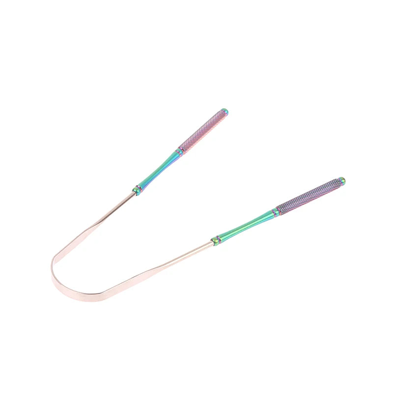 1pc Tongue Scraper Adult To Remove Bad Breath Fresh Breath Oral Care Tongue Scraper Handle Tongue Cleaner Tongue Schoonmaak