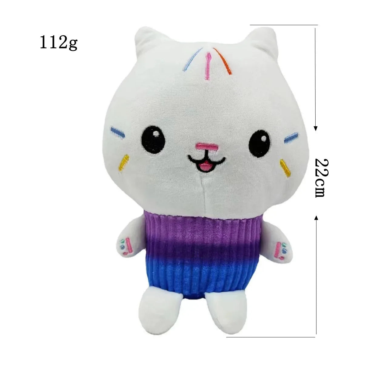 New Anime Doll House Plush Toy Backpack Cat Cake Cat Smiling Cat Stuffed Animal Plushie for Kid Chrismas Gif