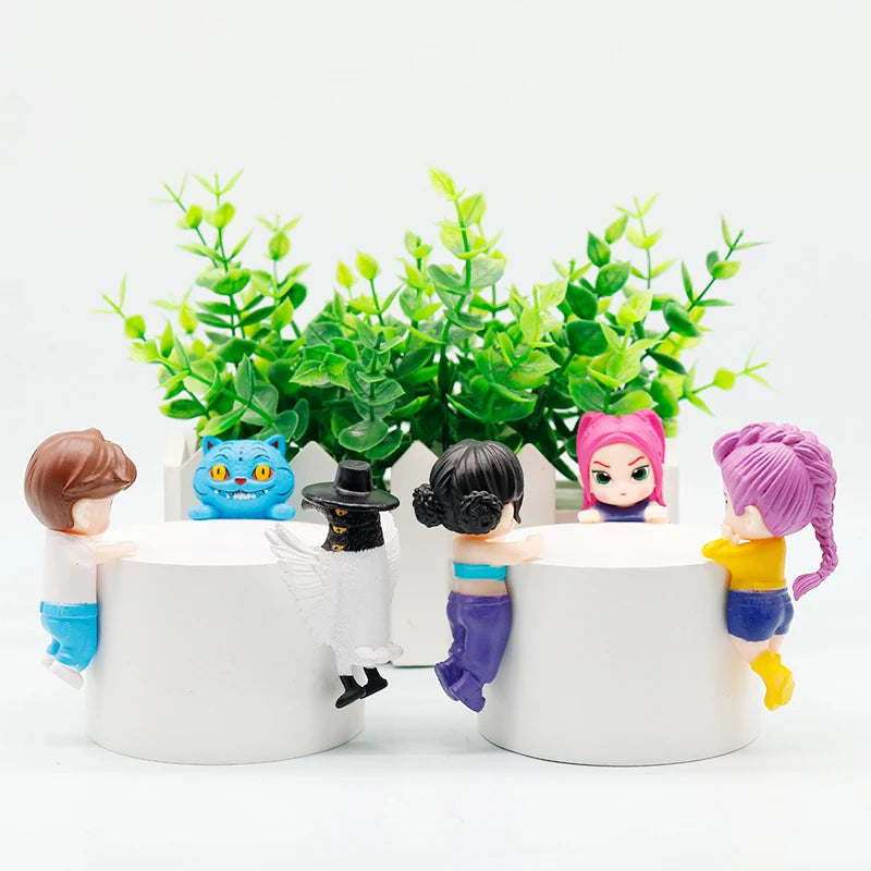 2025 Hot selling K pop Demon Hunters Blind Box Series Anime Figures Ornaments Dolls Fans Children Birthday Gift Random Blind Box